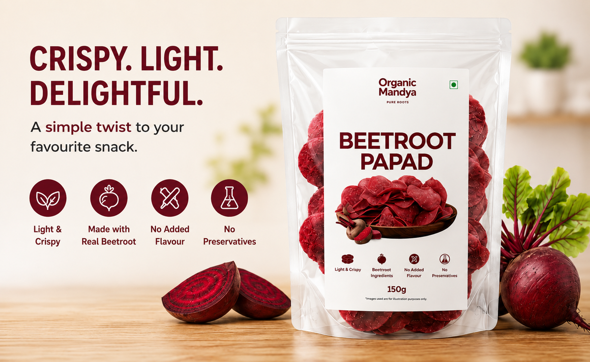 Beetroot Papad For Everyday Use