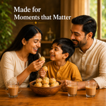 Besan Ladoo with Jaggery | A2 Desi Cow Ghee, No Refined Sugar (180G)