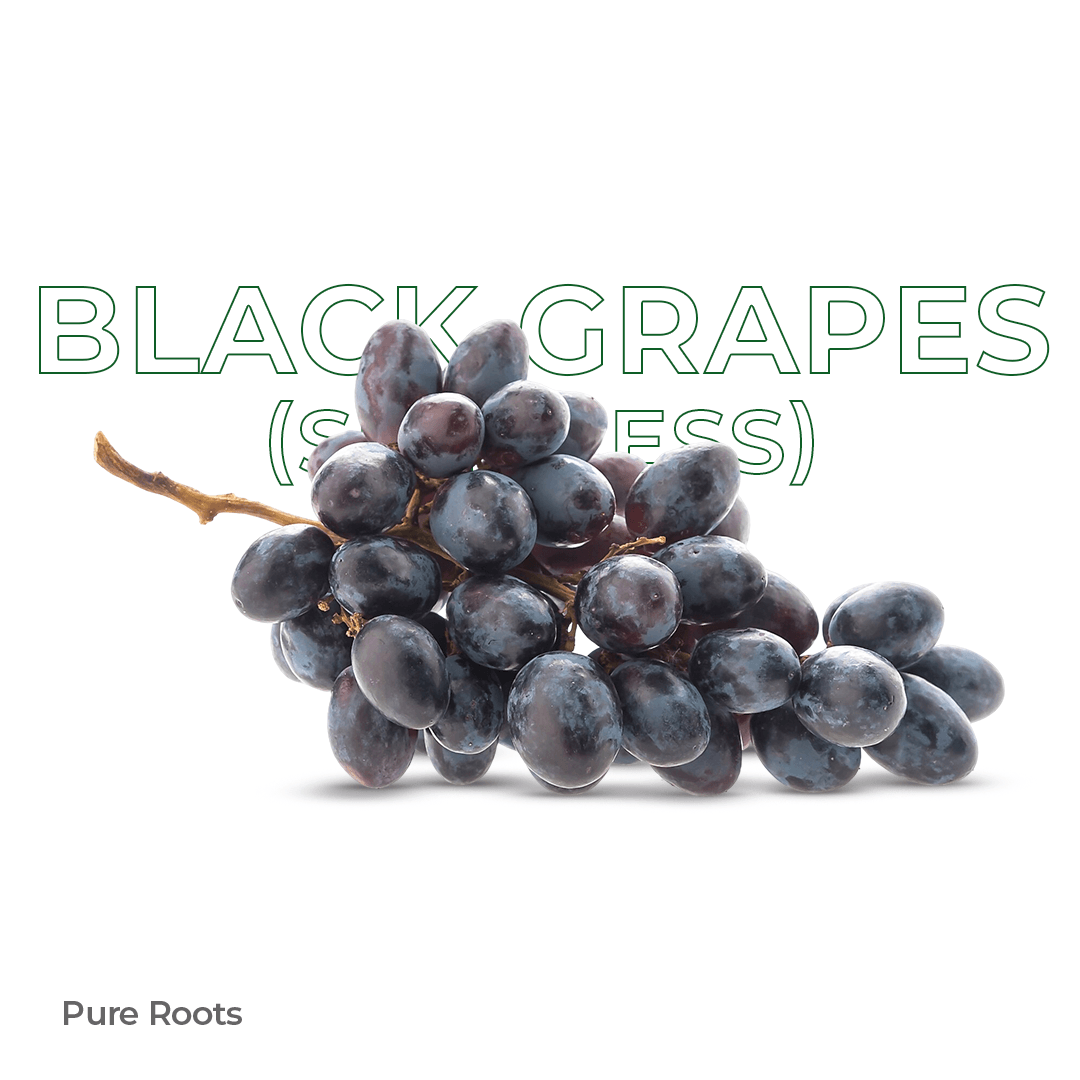 Organic Black Grapes (Seedless) - Organic Mandya