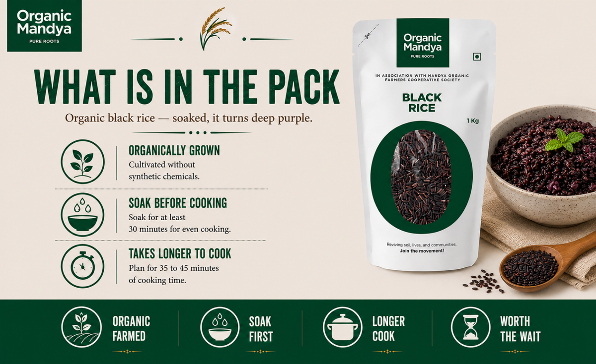 soaked - black - rice