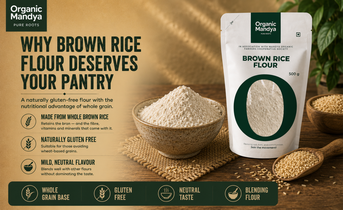 blending - brown - rice - flour