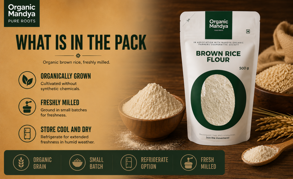 organic - brown - rice - flour