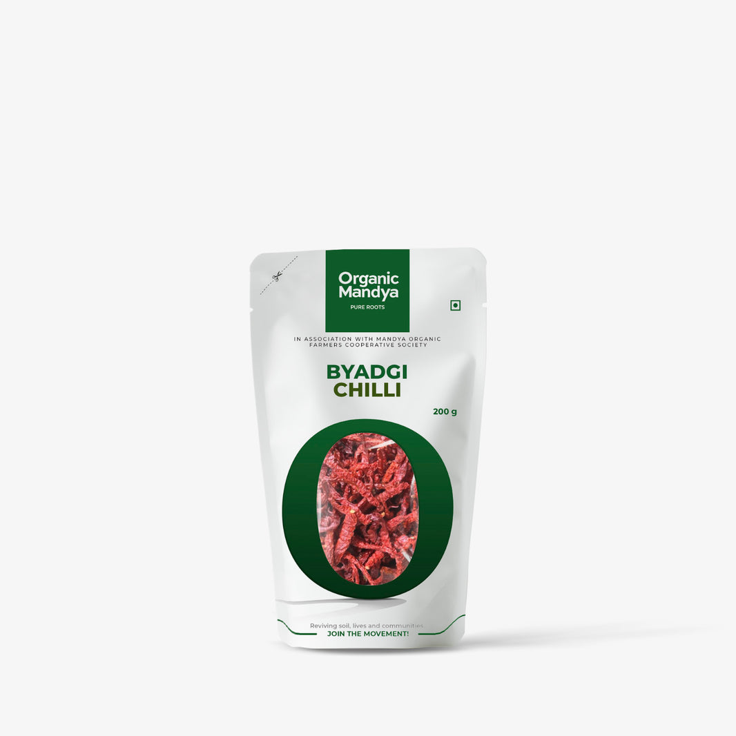 Organic Mandya - Byadgi chilli 200g Front