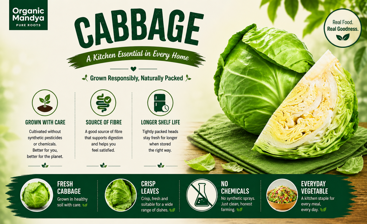 grown cabbage