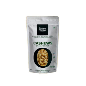 Roated Cashew 100g Front- Organic Mandya