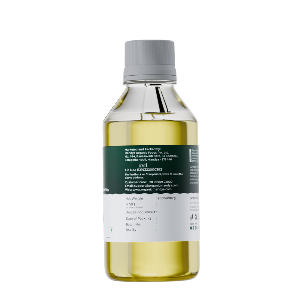 Castor oil 200ml back 