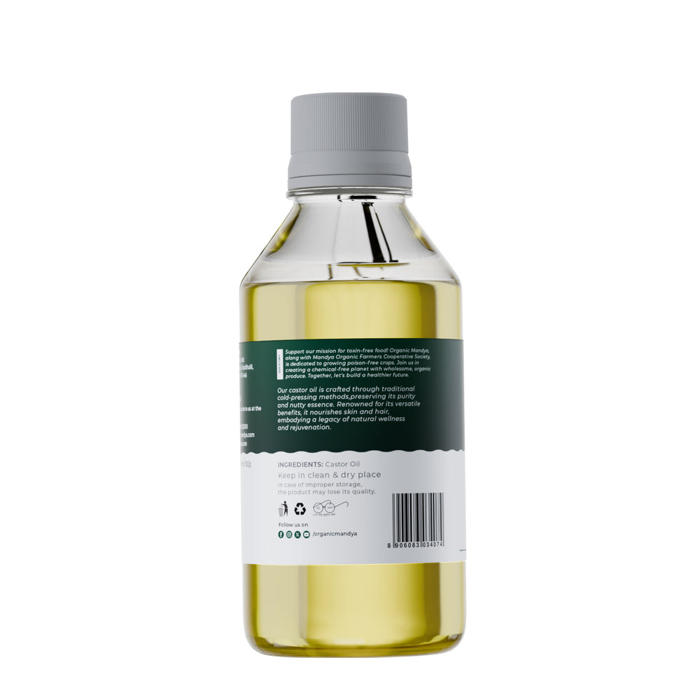 Castor oil 200 ml side