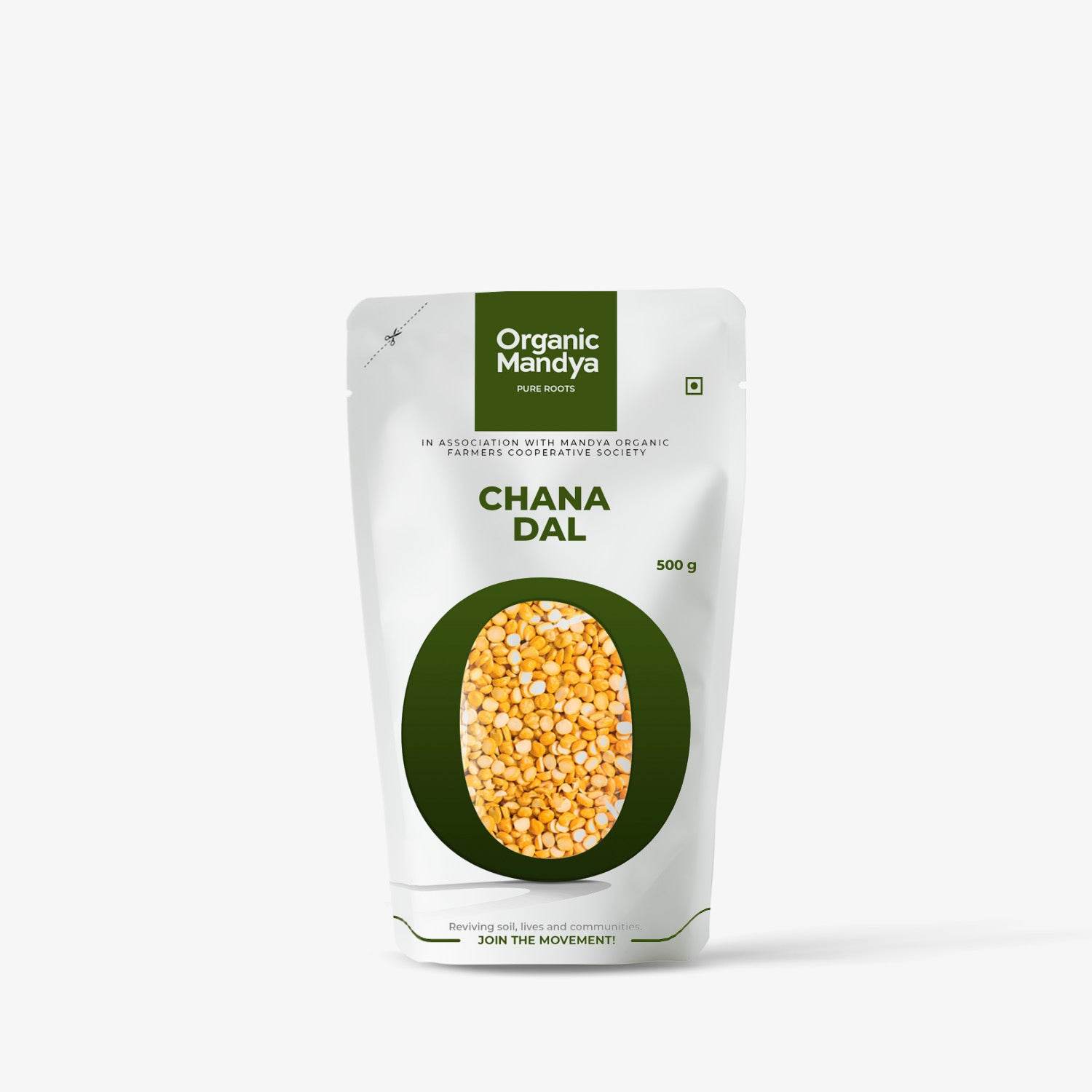  Chana Dal (500g) Front- Organic Mandya