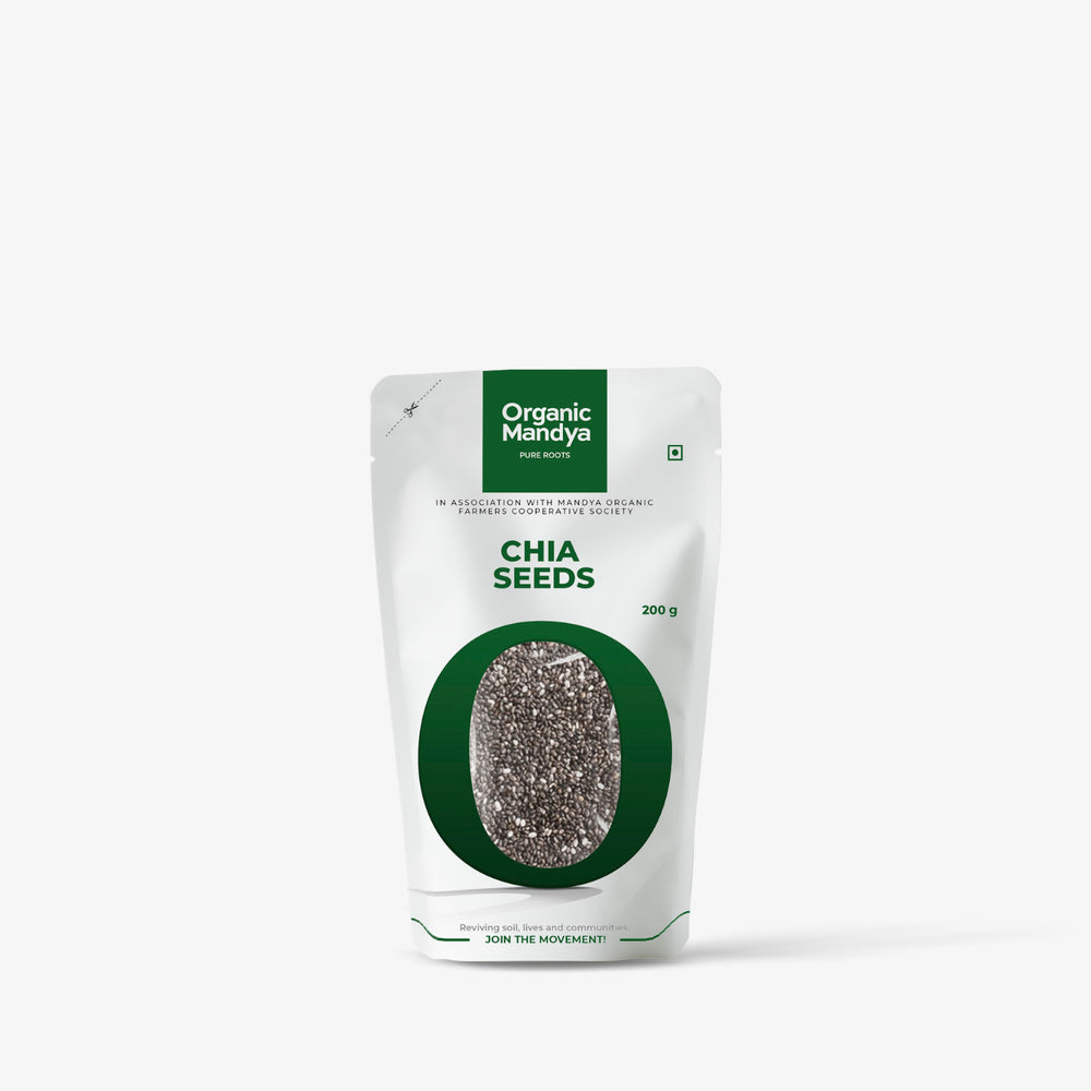 Organic Mandya- Chia Seeds-200g Front