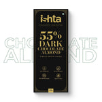 55% Dark chocolate with Almonds (40g)