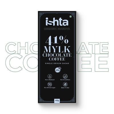 41% Mylk Chocolate with coffee (40g)
