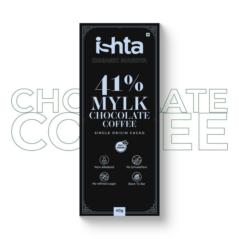 41% Mylk Chocolate with coffee (40g)