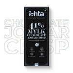 41% Mylk Chocolate with Jowar Crisp – Healthy Millet Chocolate Bar