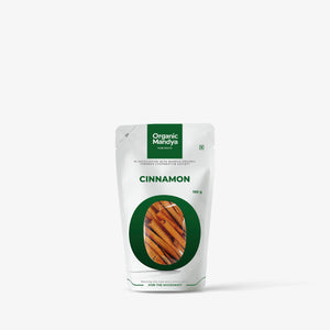 Organic Mandya- Cinnamon 100g Front