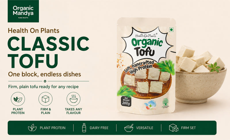 Classic Tofu 200g from Health On Plants | Organic High Protein Tofu