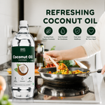 Cold Pressed Coconut Oil (Unrefined) 1L | Organic Mandya