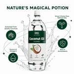 Cold Pressed Coconut Oil (Unrefined) 1L | Organic Mandya
