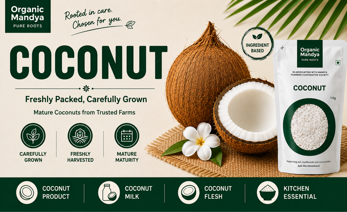 Fresh farm coconut