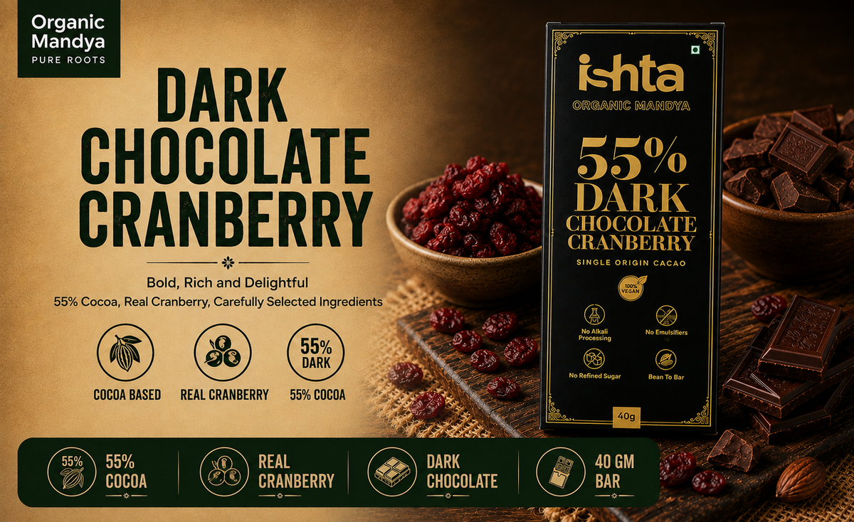 dark chocolate with cranberry