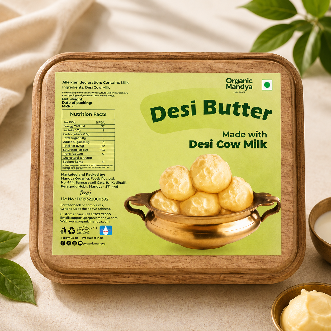 A2 Desi Butter – Organic Cow Milk Butter (Makhan)