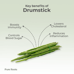 Organic Drumstick (Moringa Pods)