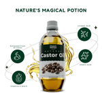 Organic Cold Pressed Castor Oil (Arandi Ka Tel) for Hair & Skin