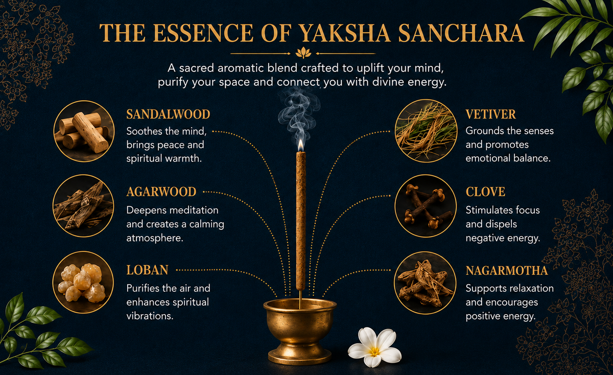 Premium incense botanical ingredients 