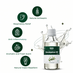 Eucalyptus Oil Essential Oil, 100ml | Organic Mandya