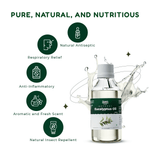 Organic Eucalyptus Oil – Pure Eucalyptus Essential Oil for Aromatherapy & Wellness