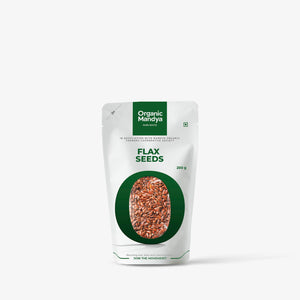 Organic Mandya- Flax Seeds 200g Front