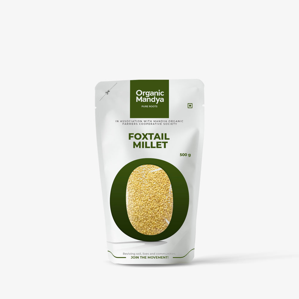 Organic Mandya Foxtail Millet 500g Front