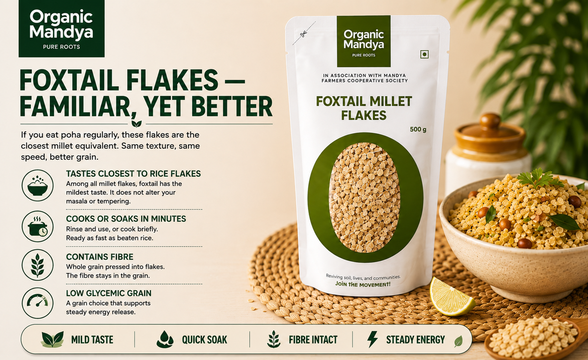 Foxtail Millet Flakes whole grain