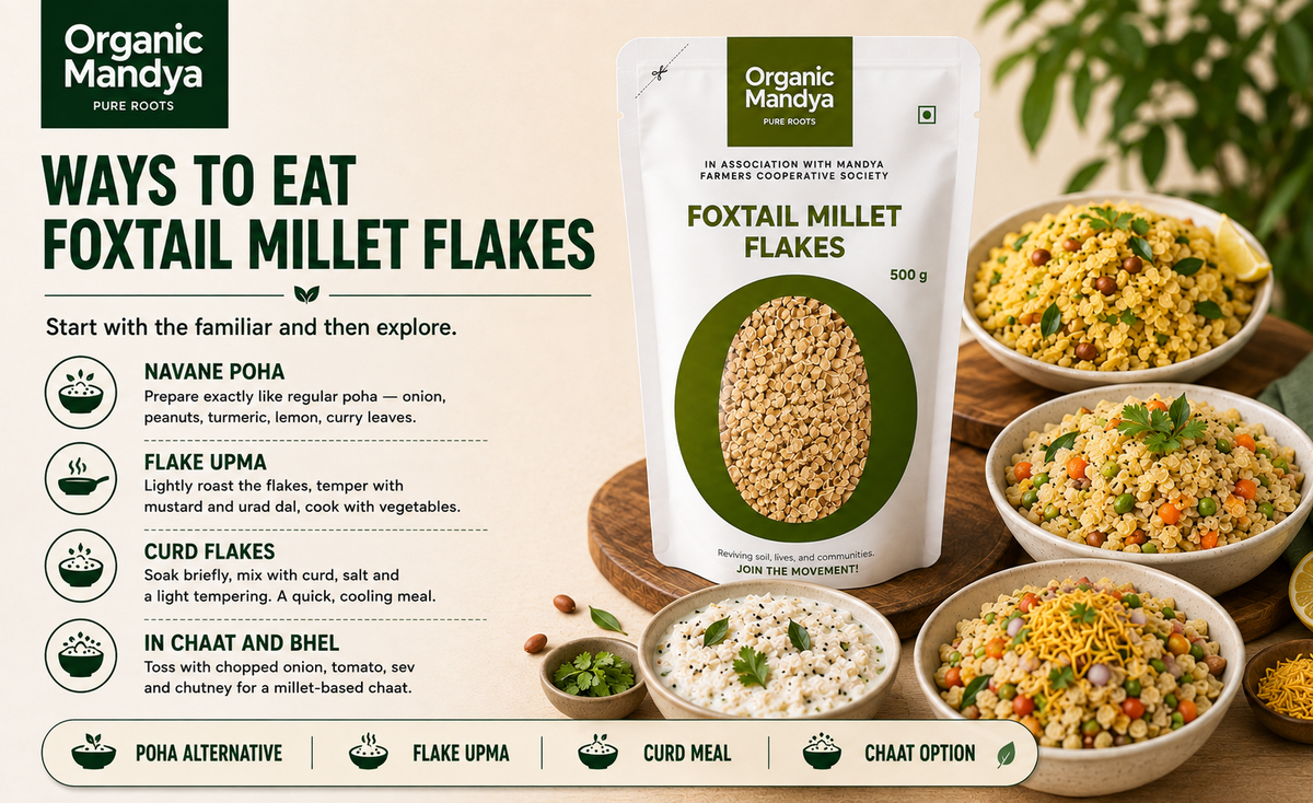 Foxtail Millet Flakes grain