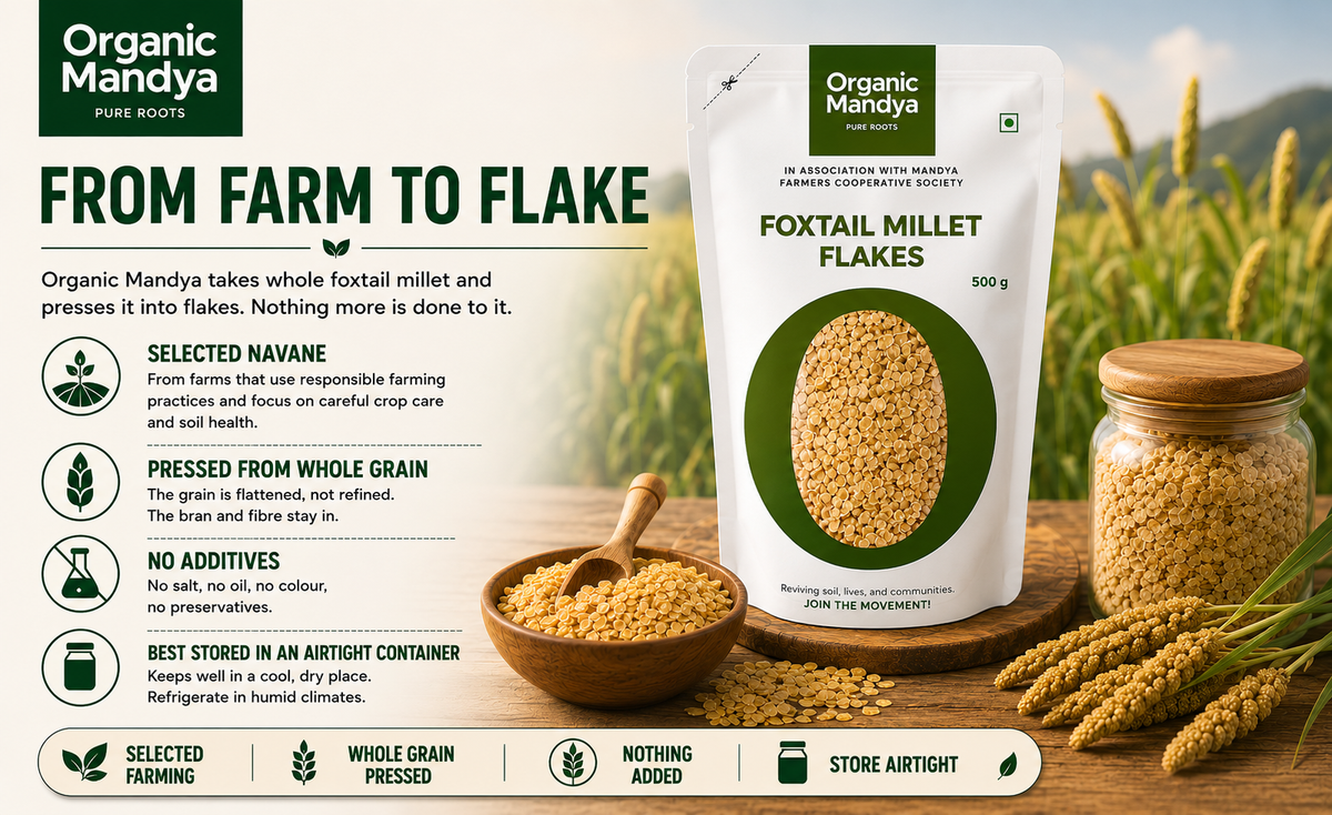 Foxtail Millet Flakes product