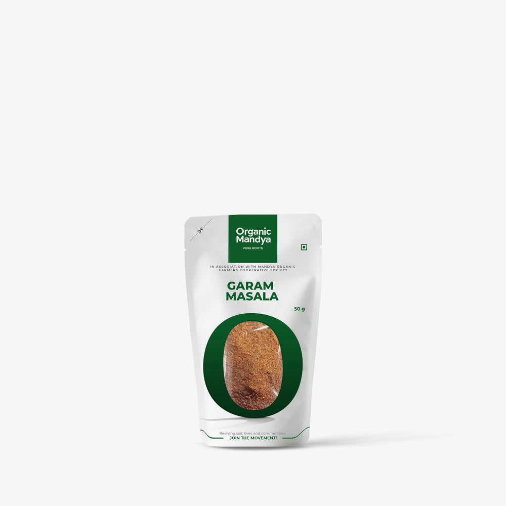 Organic Mandya Garam Masala 50g Front