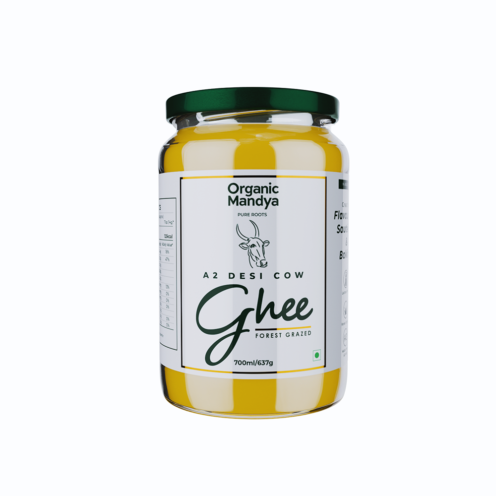 Organic A2 Desi Cow Masala added Ghee(700ml)