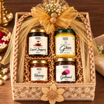 Golden Collection Gift Hamper | A2 Ghee, Honey, Honey Gulkand & Joni Bella
