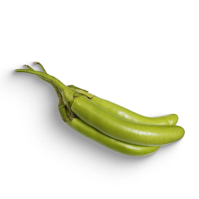 Brinjal (Badanekayi) Fresh Green Long Eggplant