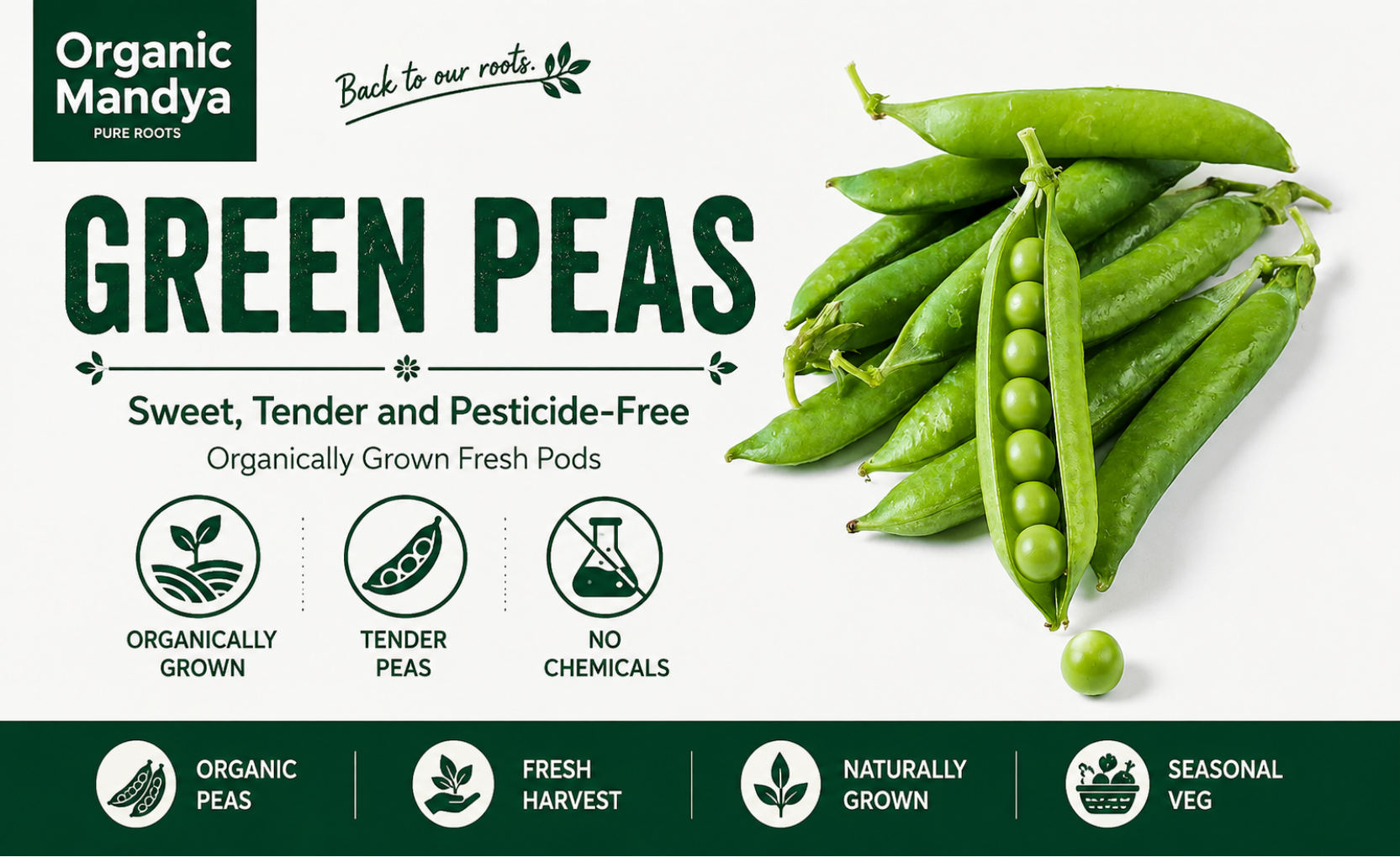 organic - green - peas