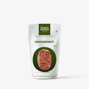 Organic Mandya Groundnuts 500g Front