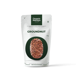 Organic Mandya Groundnuts 1kg Front