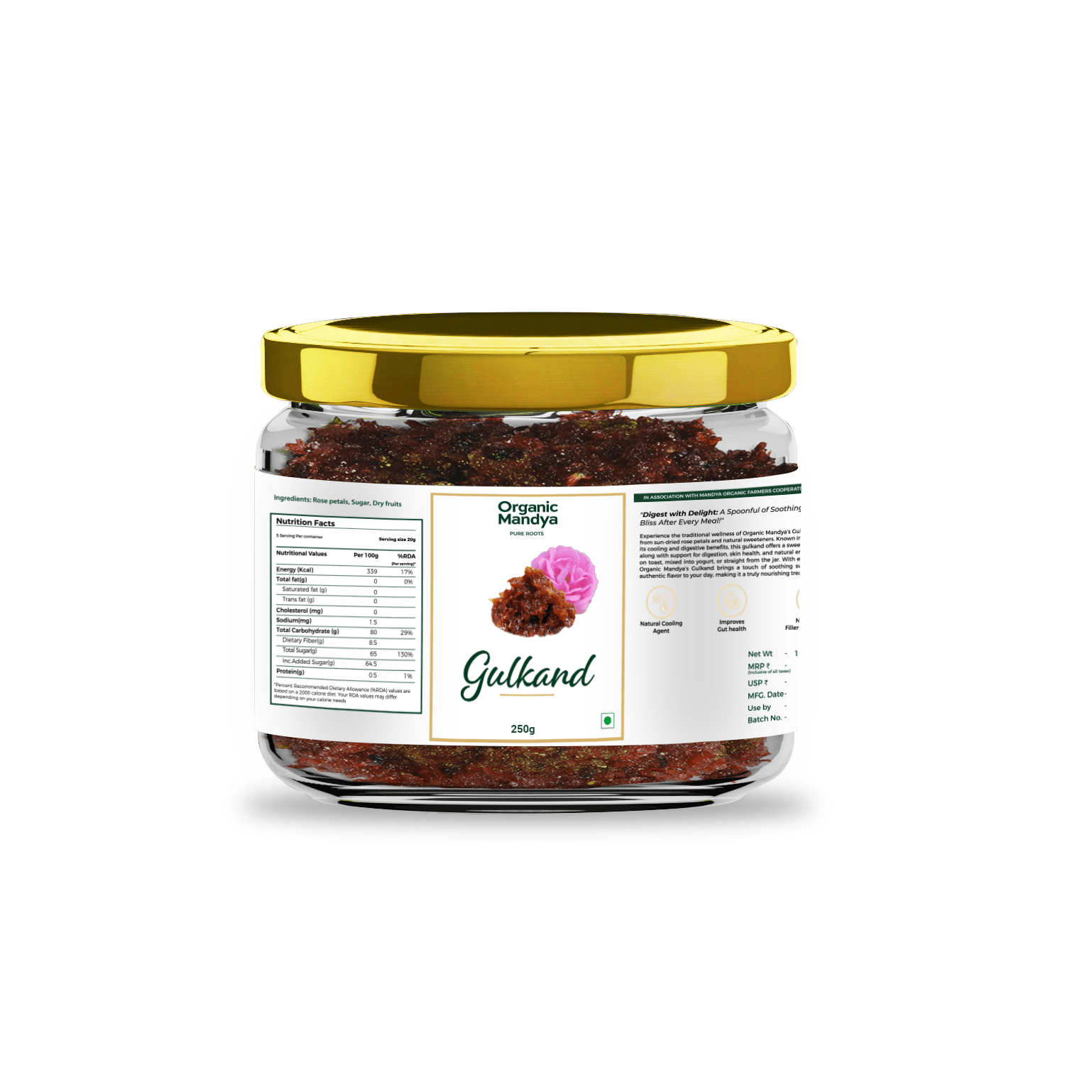 Organic Gulkand - Organic Mandya