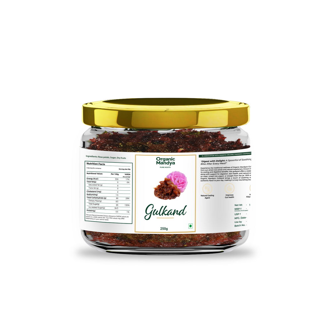 Gulkand 250g Front-Organic Mandya