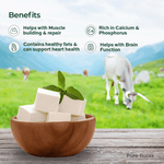 A2 Low Fat High Protein Paneer (28g Protein per 100g)