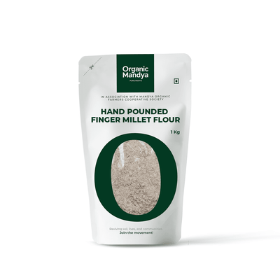 Organic Hand Pounded Finger Millet/Ragi Flour