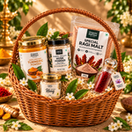 Healthy Glow Wellness Gift Hamper | Saffron, Lakadong Turmeric, Ragi Malt & More