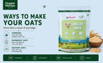 Rolled Oats 1kg | High Protein Rolled Oats Online | Jus Amazin