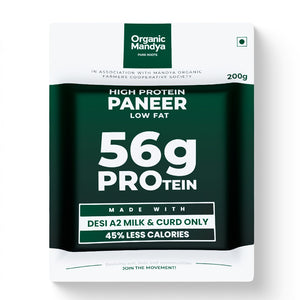 A2 Low Fat High Protein Paneer (28g Protein per 100g)