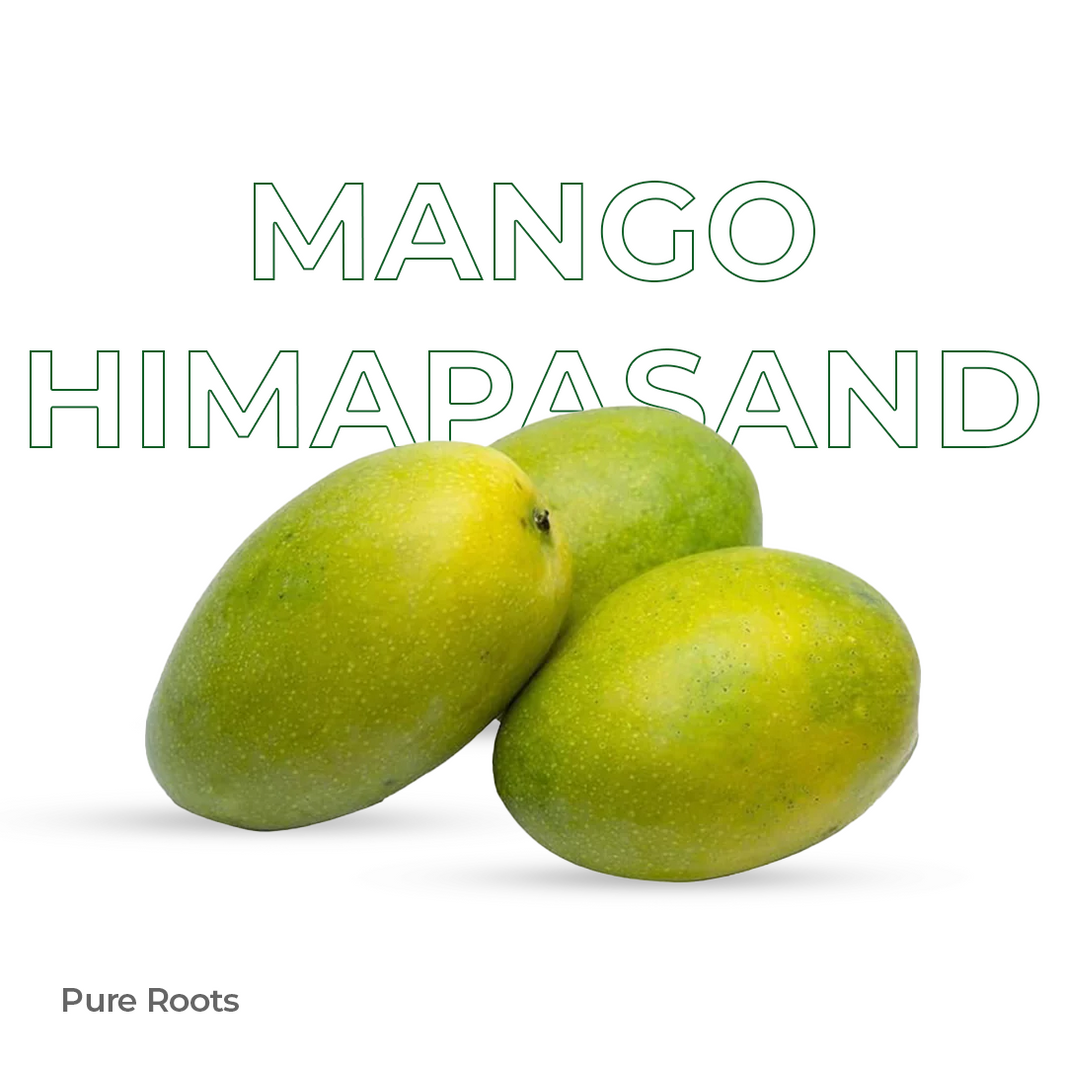 Organic Mango Himapasand Raw (Semi-ripe & mildly sweet)