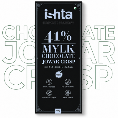 Vegan Mylk Chocolate | Jowar Crisp, Dairy Free  (40g)